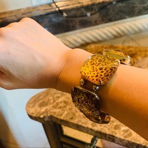 Vintage animal print bracelet